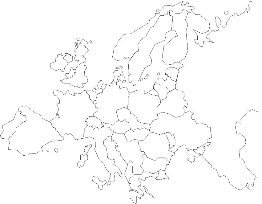 Blank Europe Map To Print